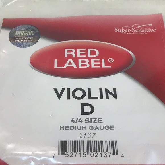 Lot of 5 D 4/4 medium violin strings NWT - Picture 2 of 4